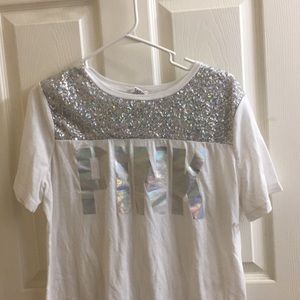 Holographic PINK tee